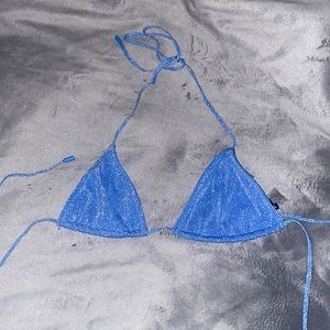 Sparking blue Triangl bikini